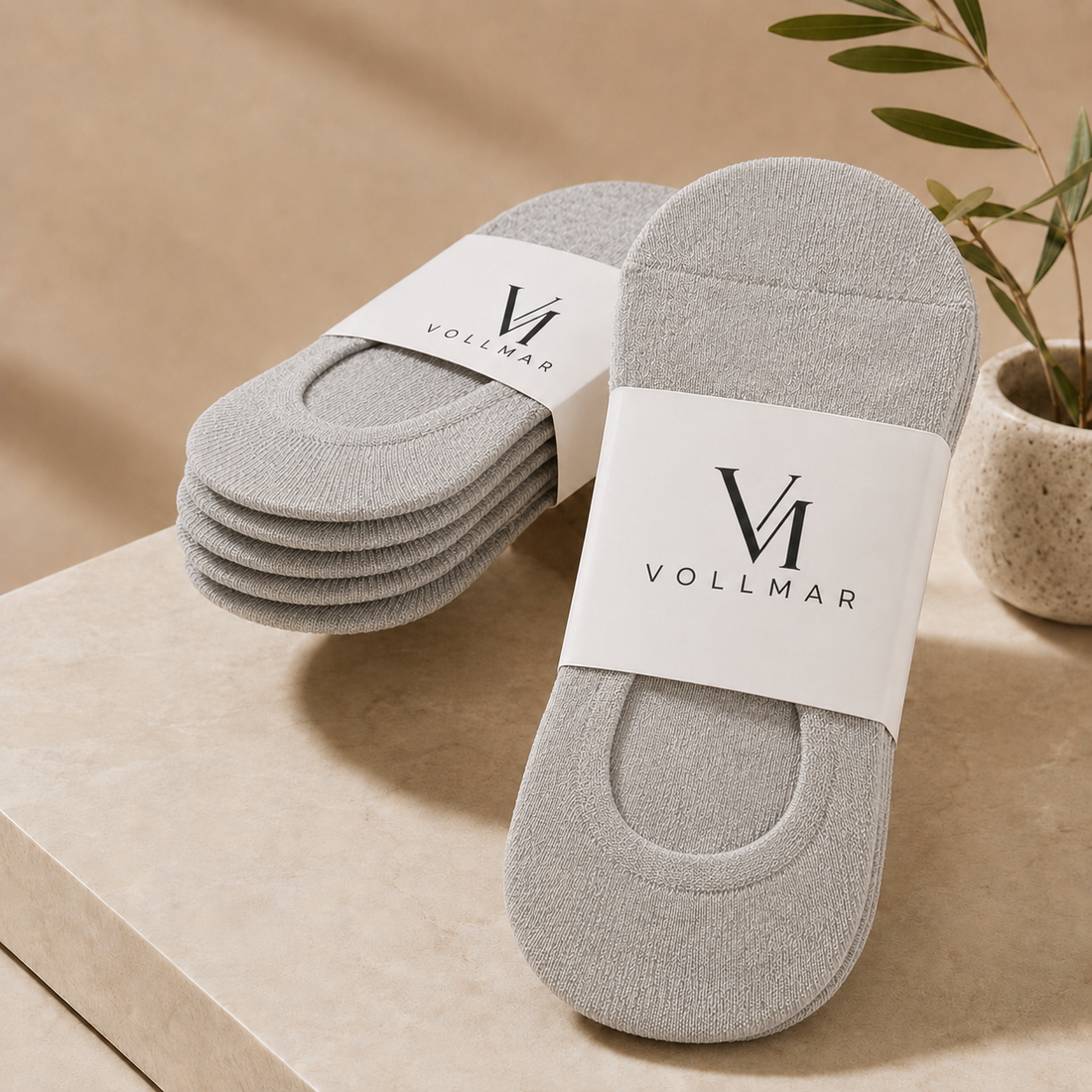 Calcetines VOLLMAR Urban Invisible – Comodidad Premium