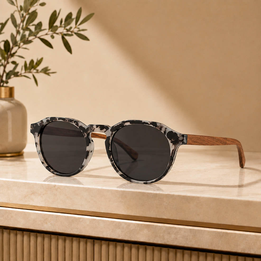 Gafas de Sol VOLLMAR Bamboo – Elegancia Natural Polarizada