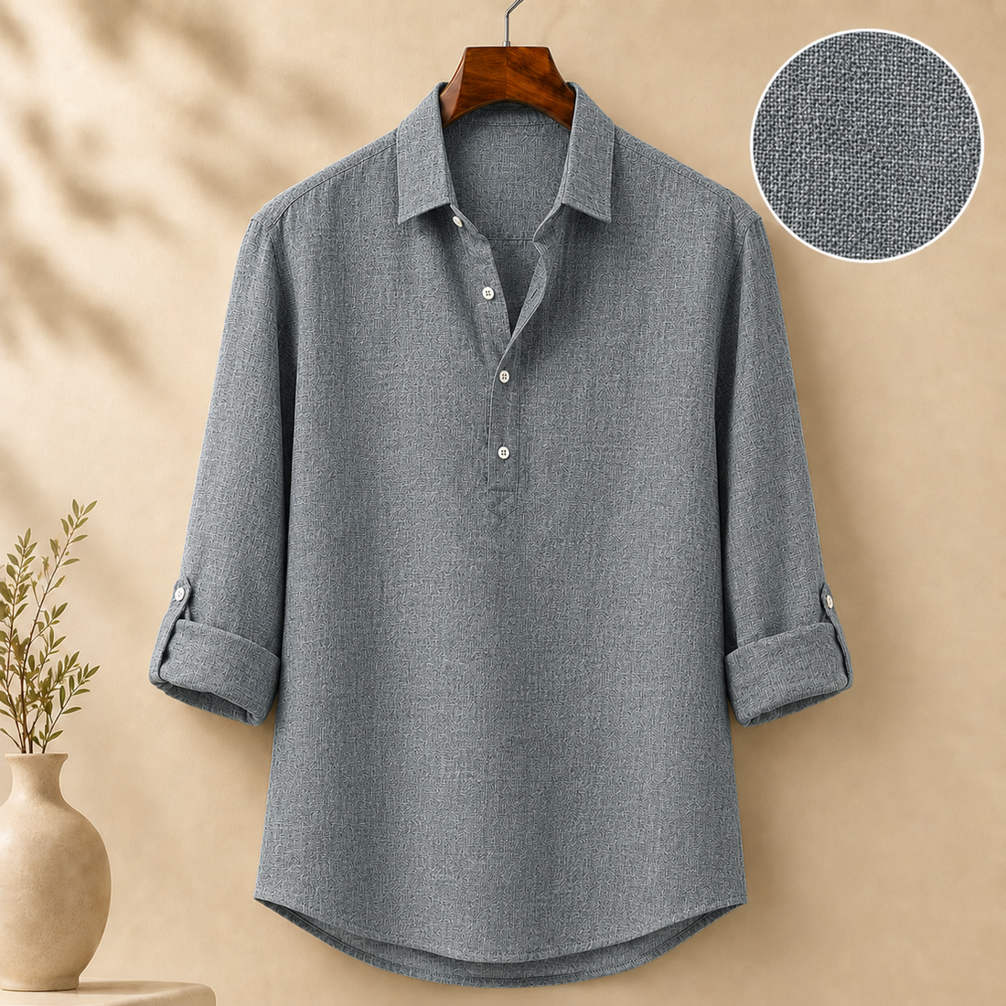 Camisa de Lino VOLLMAR Verano – Frescura, confort y estilo atemporal