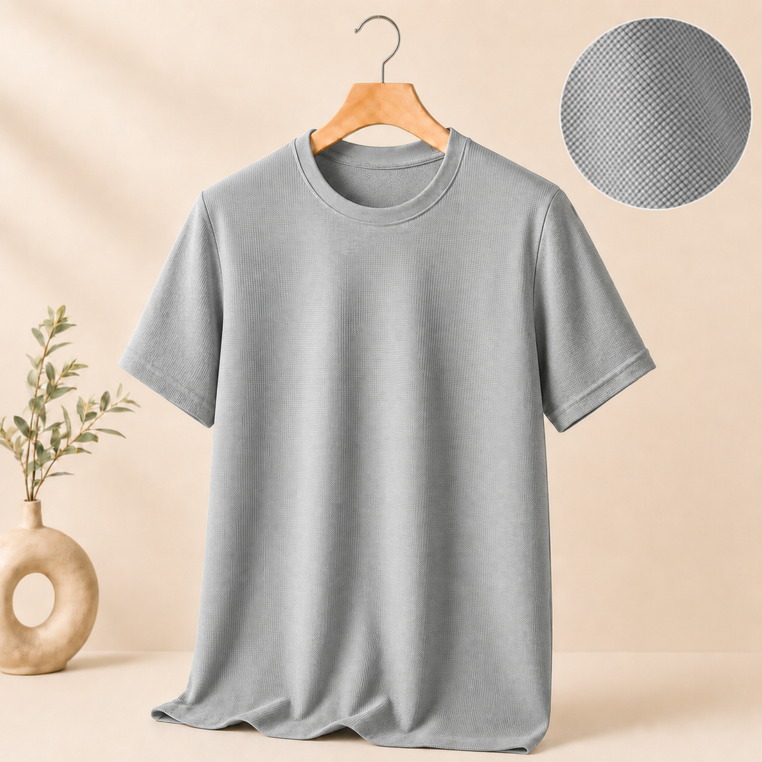 Camiseta VOLLMAR Soft Texture – Básico Elevado