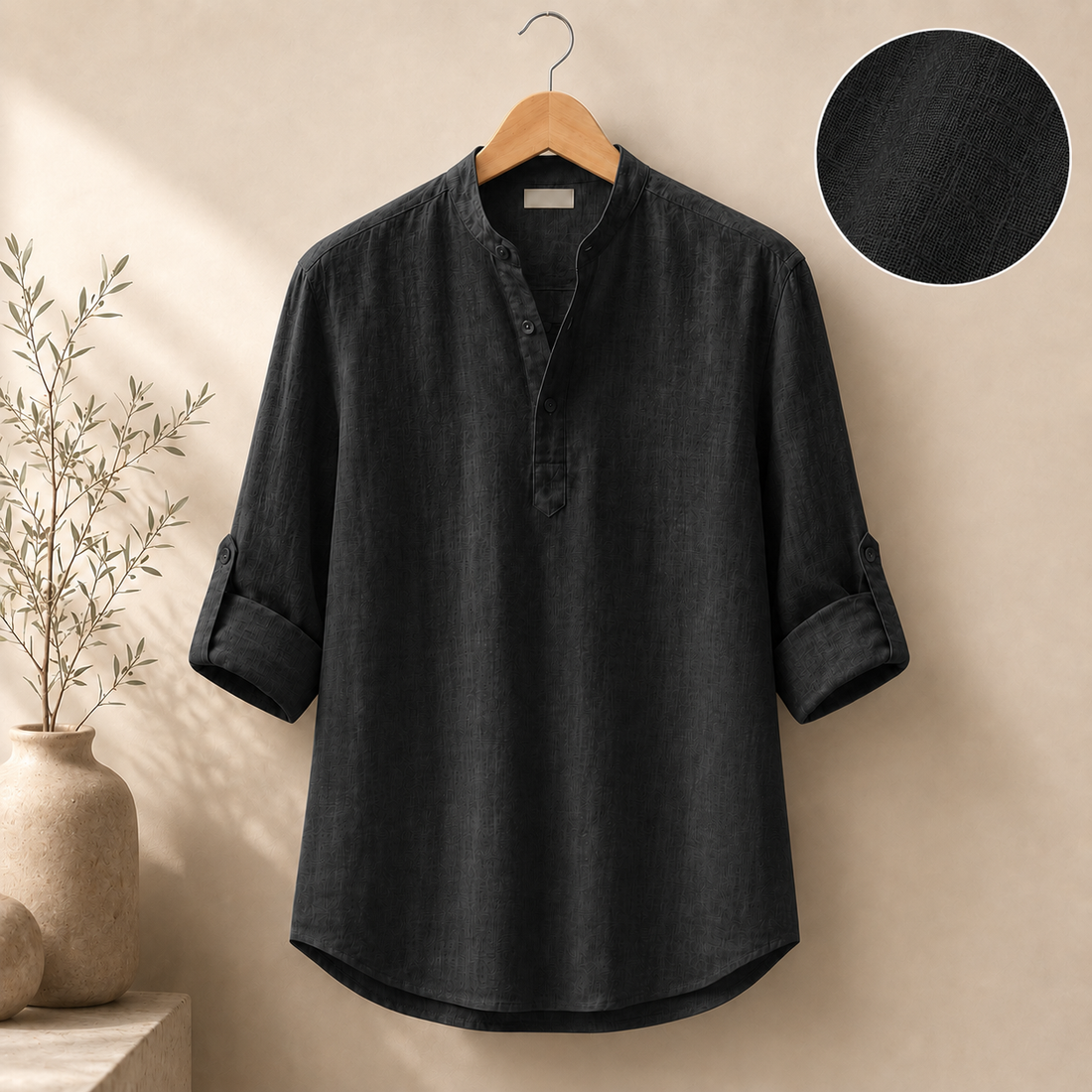 Camisa de Lino VOLLMAR Capri – Elegancia Mediterránea